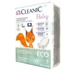 Vienkartiniai paklotai kūdikiams Cleanic Baby eco, 5 vnt. kaina ir informacija | Vystyklai ir vystymo priemonės | pigu.lt