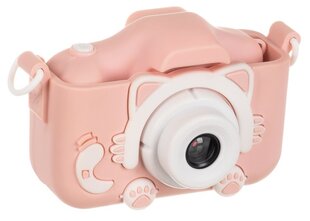 Vaikiškas fotoaparatas Kruzzel , rožinis kaina ir informacija | Žaislai mergaitėms | pigu.lt