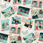 Cool Kids Postcards lovatiesė - antklodė 200 x 260 cm цена и информация | Lovatiesės ir pledai | pigu.lt