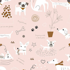 Panzup Dogs 4 lovatiesė, 250 x 260 cm. kaina ir informacija | Lovatiesės ir pledai | pigu.lt