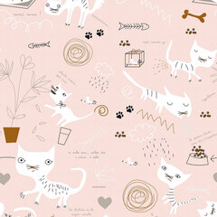 Panzup Cats 4 lovatiesė, 270 x 260 cm. kaina ir informacija | Lovatiesės ir pledai | pigu.lt