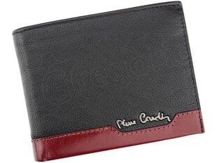 Мужской кошелек Pierre Cardin TILAK37 325 RFID - Черный+бордовый цена и информация | Мужские кошельки | pigu.lt