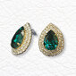 Auskarai moterims DiamondSky „Jasmine (Emerald)“ su Swarovski kristalais DS02A339 цена и информация | Auskarai | pigu.lt