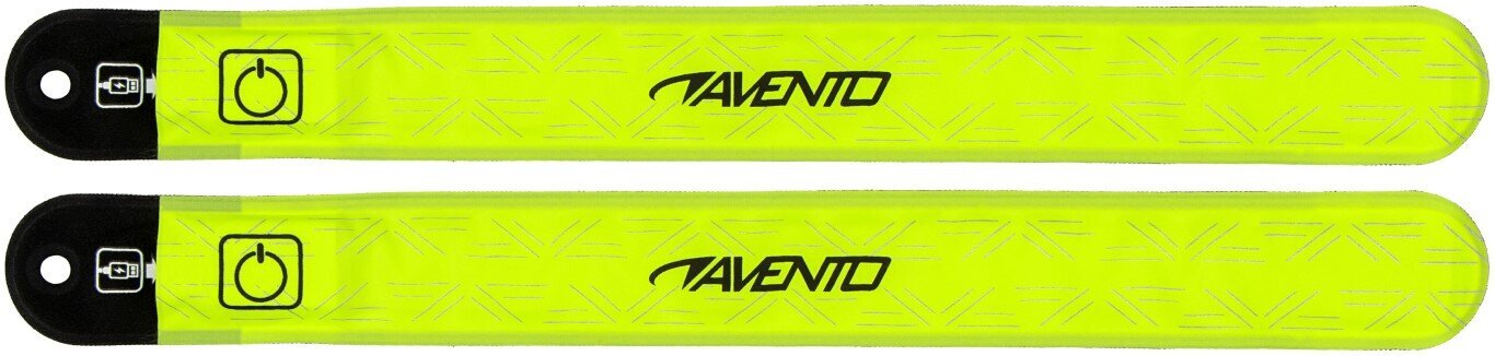Atšvaitas Avento LED, geltonas kaina ir informacija | Žibintai ir atšvaitai dviračiams | pigu.lt