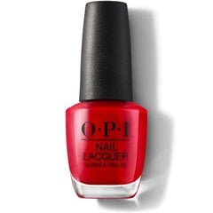 OPI nagų lakas "Big Apple Red" 15 ml kaina ir informacija | Nagų lakai, stiprintojai | pigu.lt