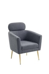 Кресло Halmar Melisa, серого цвета цена и информация | Кресла в гостиную | pigu.lt