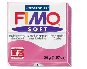 Modelinas Fimo Soft avietinis (raspberry), 56g цена и информация | Принадлежности для рисования, лепки | pigu.lt