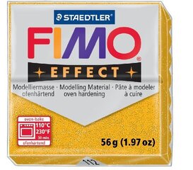 Modelinas Fimo Effect, blizgi, auksinė, 56g kaina ir informacija | Piešimo, tapybos, lipdymo reikmenys | pigu.lt