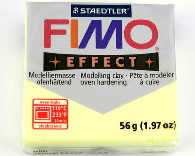 Modelinas Fimo Effect, vanilė, (vanille), pastelinė, 56g kaina ir informacija | Piešimo, tapybos, lipdymo reikmenys | pigu.lt