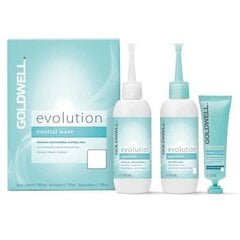 Cheminio plaukų garbanojimo rinkinys Goldwell set Evolution Natural Wave Type 0: bazinis losjonas, 60ml + aktyvinantis losjonas, 100ml + fiksatorius, 20ml kaina ir informacija | Plaukų formavimo priemonės | pigu.lt