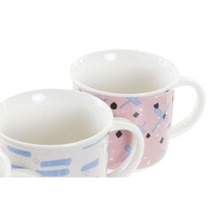 Кружка Mug DKD Home Decor, керамика, 310 мл, 4 шт. цена и информация | Стаканы, фужеры, кувшины | pigu.lt