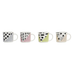 Кружка Mug DKD Home Decor, керамика, 310 мл, 4 шт. цена и информация | Стаканы, фужеры, кувшины | pigu.lt