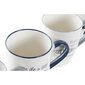 DKD Home Decor puodelis, 320 ml, 4 vnt. kaina ir informacija | Taurės, puodeliai, ąsočiai | pigu.lt