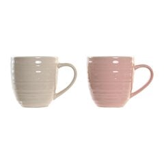 Кружка Mug DKD Home Decor, 370 мл, 2 шт. цена и информация | Стаканы, фужеры, кувшины | pigu.lt