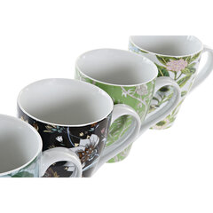 Кружка Mug DKD Home Decor Shabby Chic, 320 мл, 4 шт. цена и информация | Стаканы, фужеры, кувшины | pigu.lt