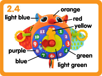 Mokomasis laikrodis K's Kids Pelėda kaina ir informacija | Žaislai kūdikiams | pigu.lt