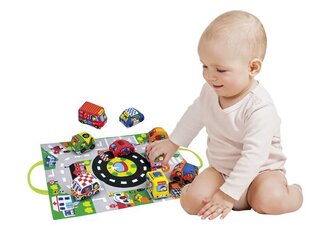 Žaidimo kilimėlis K's Kids, 9 minkšti automobiliai цена и информация | Игрушки для малышей | pigu.lt