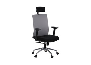 Biuro kėdė Stema Riverton F/H/AL, juoda/pilka kaina ir informacija | Biuro kėdės | pigu.lt