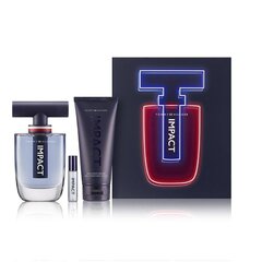 Набор для мужчин: Tommy Hilfiger Impact EDT 100 мл + EDT 4 мл + гель для душа 100 мл цена и информация | Мужские духи | pigu.lt