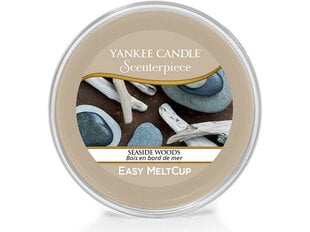 Ароматизированный тающий воск Yankee Candle Melt Cup Scenterpiece Seaside Woods 61 г цена и информация | Подсвечники, свечи | pigu.lt