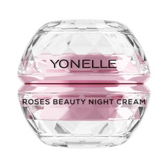 Veido ir paakių kremas nakčiai Yonelle Roses Beauty Night Cream, 50ml kaina ir informacija | Veido kremai | pigu.lt