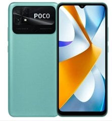 Xiaomi Poco C40 3/32GB MZB0B4REU Coral Green цена и информация | Мобильные телефоны | pigu.lt