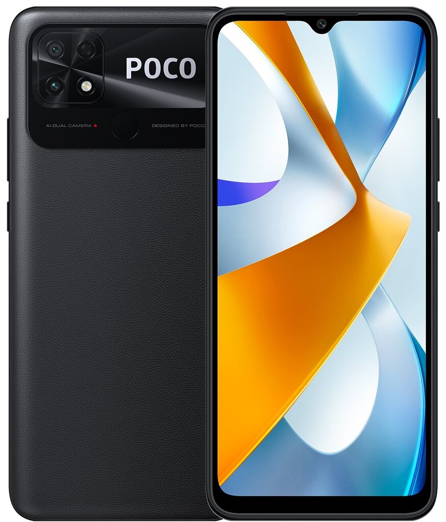 Телефон Poco C40 3/32GB MZB0B43EU Power Black цена | pigu.lt