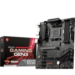 Материнская плата MSI B550 GAMING GEN3 AMD AM4 цена и информация | Материнские платы	 | pigu.lt