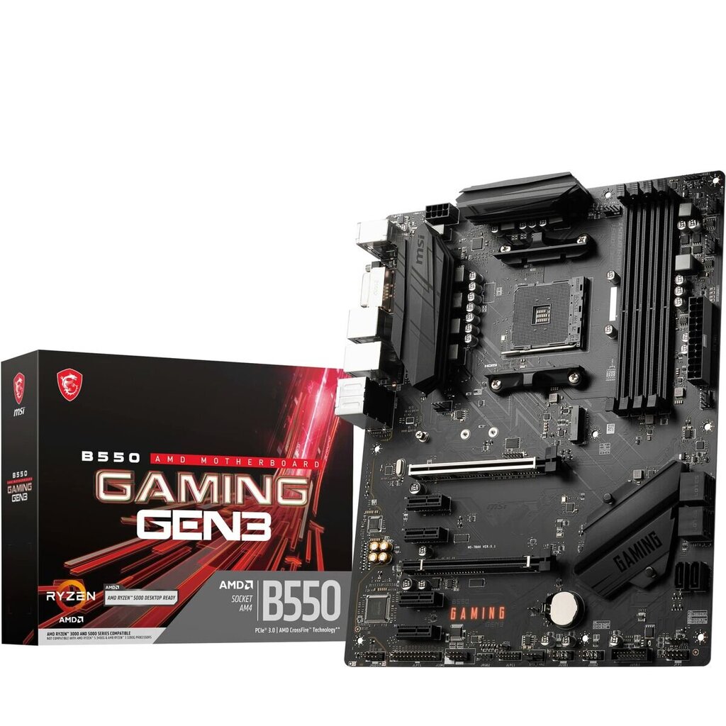 MSI B550 Gaming Gen 3 Socket AM4 AMD цена и информация | Pagrindinės plokštės | pigu.lt