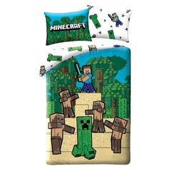 Комплект детского постельного белья Minecraft, 140 x 200, из 2 частей цена и информация | Детское постельное бельё | pigu.lt