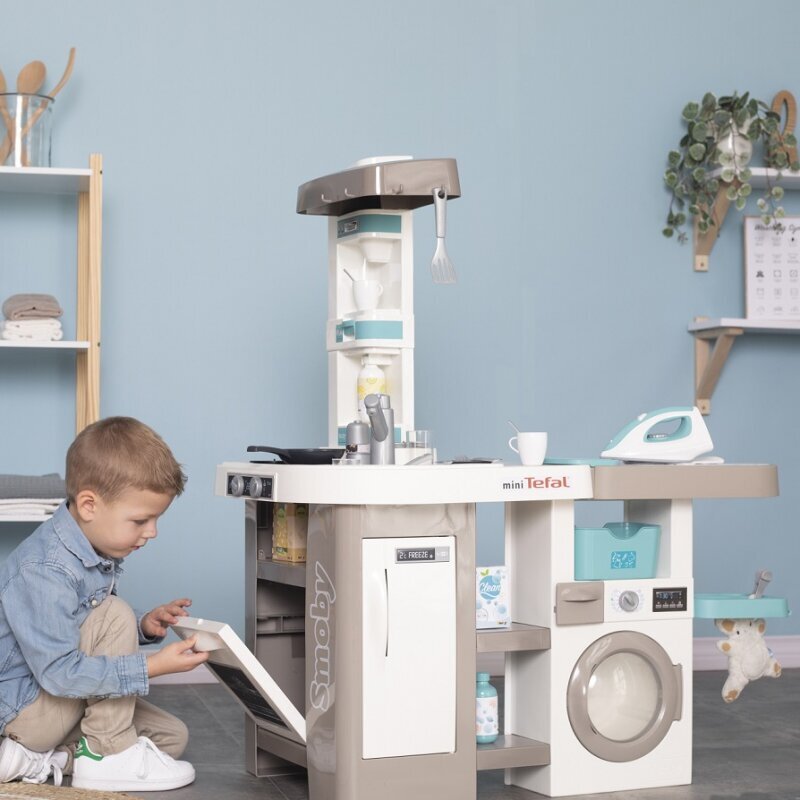 Žaislinė virtuvė Smoby Mini Tefal Studio, 36 priedai kaina ir informacija | Žaislai mergaitėms | pigu.lt