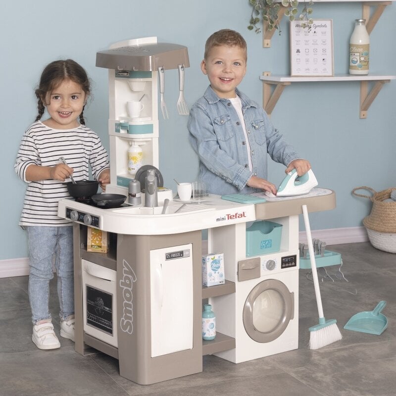 Žaislinė virtuvė Smoby Mini Tefal Studio, 36 priedai kaina ir informacija | Žaislai mergaitėms | pigu.lt