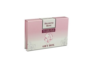 Diamond rose dovanų rinkinys - muilas+kvepalai 15 ml+kremo serumas 35 ml. (4 vnt.), BDR223 kaina ir informacija | Kūno kremai, losjonai | pigu.lt