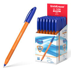 Ultra glide tušinukas U-108 ORANGE STICK, ErichKrause, storis 1.0mm, mėlynos sp. kaina ir informacija | Rašymo priemonės | pigu.lt