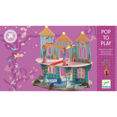 Самосборная картонная игрушка - Сказочный замок, DJECO DJ07702 цена и информация | Игрушки для девочек | pigu.lt