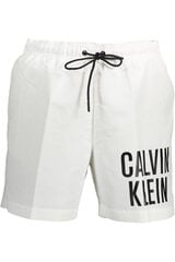 Maudymosi šortai vyrams Calvin Klein, balti kaina ir informacija | Calvin Klein Apatinis trikotažas vyrams | pigu.lt