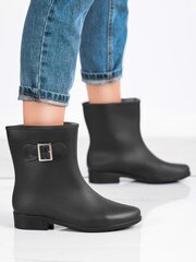 Guminiai batai moterims, juodos spalvos цена и информация | Резиновые сапоги Muflon | pigu.lt