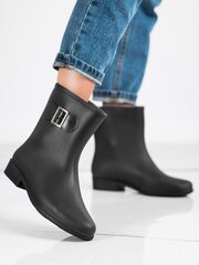 Guminiai batai moterims, juodos spalvos цена и информация | Женские резиновые сапоги | pigu.lt