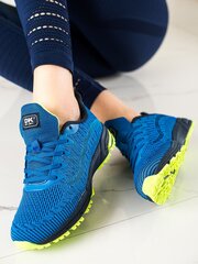 Sporto ir laisvalaikio bateliai moterims, mėlynos spalvos цена и информация | Спортивная обувь, кроссовки для женщин | pigu.lt