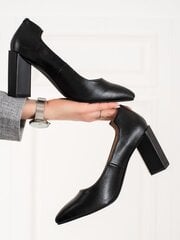 Elegantiški bateliai moterims, juodos spalvos цена и информация | Женские туфли | pigu.lt