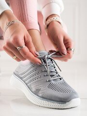 Sporto ir laisvalaikio bateliai moterims, pilkos spalvos цена и информация | Спортивная обувь, кроссовки для женщин | pigu.lt