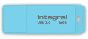 USB Карта памяти Integral Pastel 16GB USB 3.0, Голубая цена и информация | USB накопители | pigu.lt