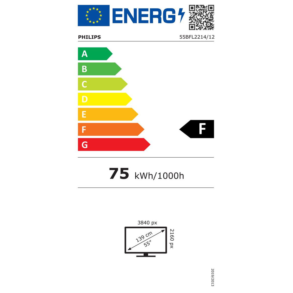 Philips 55BFL2214/12 kaina ir informacija | Monitoriai | pigu.lt