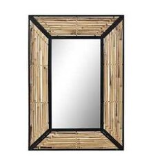 Настенное зеркало DKD Home Decor 98 x 3 x 42 cm Чёрный Металл цена и информация | Зеркала | pigu.lt