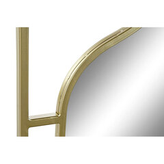 Sieninis veidrodis DKD Home Decor Veidrodis Auksinis Metalinis (53,5 x 2 x 94 cm) kaina ir informacija | Veidrodžiai | pigu.lt