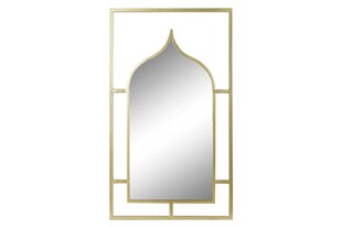 Sieninis veidrodis DKD Home Decor Veidrodis Auksinis Metalinis (53,5 x 2 x 94 cm) kaina ir informacija | Veidrodžiai | pigu.lt
