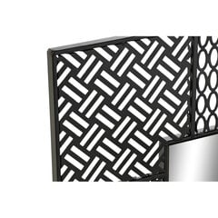 Настенное зеркало DKD Home Decor, чёрный металл (66 x 1.5 x 92 см) цена и информация | Зеркала | pigu.lt