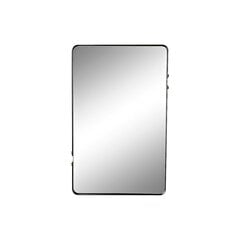 Sieninis veidrodis DKD Home Decor Veidrodis Juoda Auksinis Metalinis (52 x 4 x 82 cm) kaina ir informacija | Veidrodžiai | pigu.lt