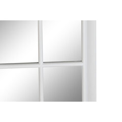 Sieninis veidrodis DKD Home Decor Veidrodis Langai Balta PP 2 vnt. Cottage (55 x 2,5 x 76 cm) kaina ir informacija | Veidrodžiai | pigu.lt