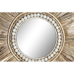 Sieninis veidrodis DKD Home Decor Veidrodis Natūralus Pluošta (50 x 5 x 50 cm) kaina ir informacija | Veidrodžiai | pigu.lt